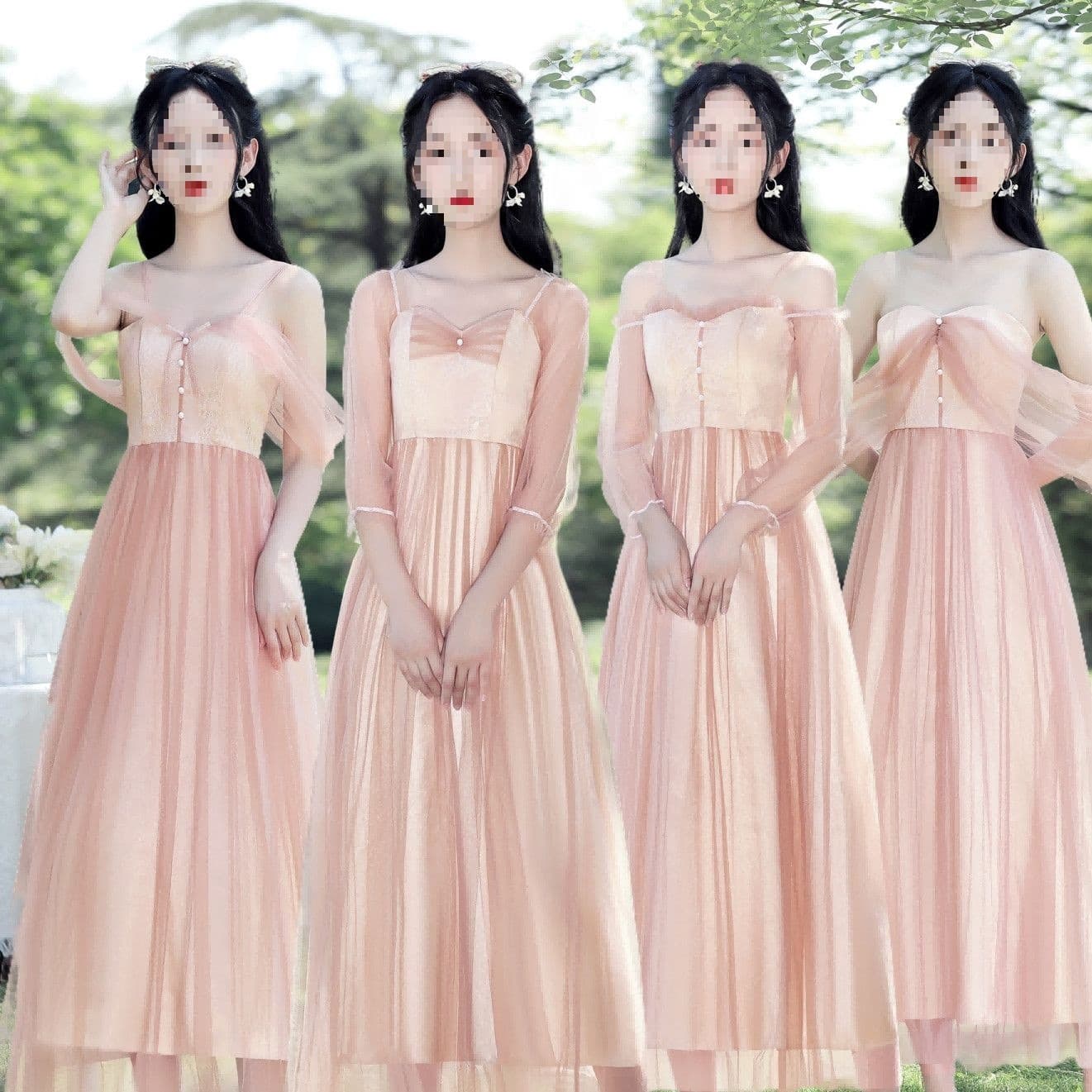 New Graduation Dress Slim Fit Spring Summer Bridesmaid Gown Long Choir Host Performance 2026 Gray