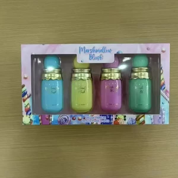 High-quality foreign trade perfume set Marshmallow Blush marshmallow perfume for men and women with long-lasting fragrance
