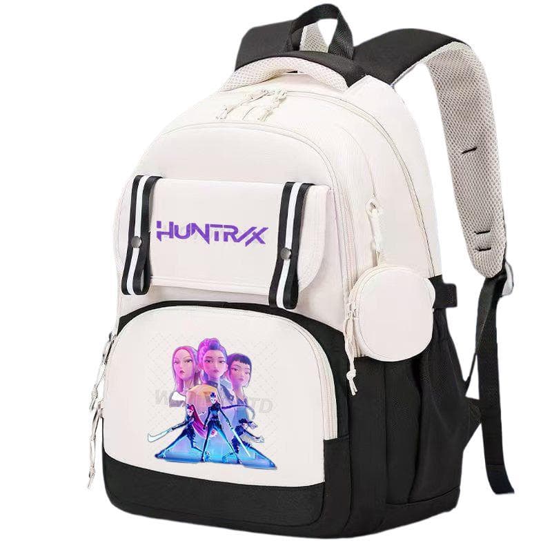Kpop Cross-Border Backpack Korean Style New Campus Primary and Secondary School Students Large Capacity Pressure Relief Backpack