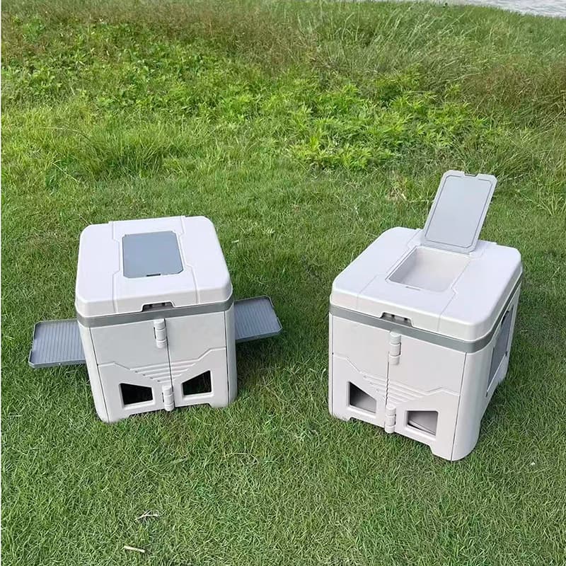 Outdoor Emergency Folding Toilet, Portable Car Toilet, Mobile Toilet for Camping, Solidifier, Folding Stool