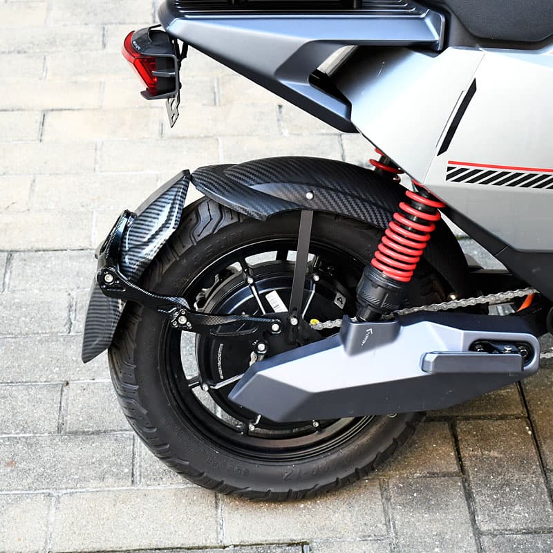 Compatible with Niu Electric Scooter F400T Fender F400T Rear Mudguard Water Shield Modification Accessories