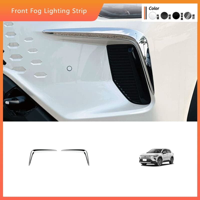 Suitable for Toyota 25-26 Corolla CROSS front fog light trim Corolla Cross fog light eyebrow decoration