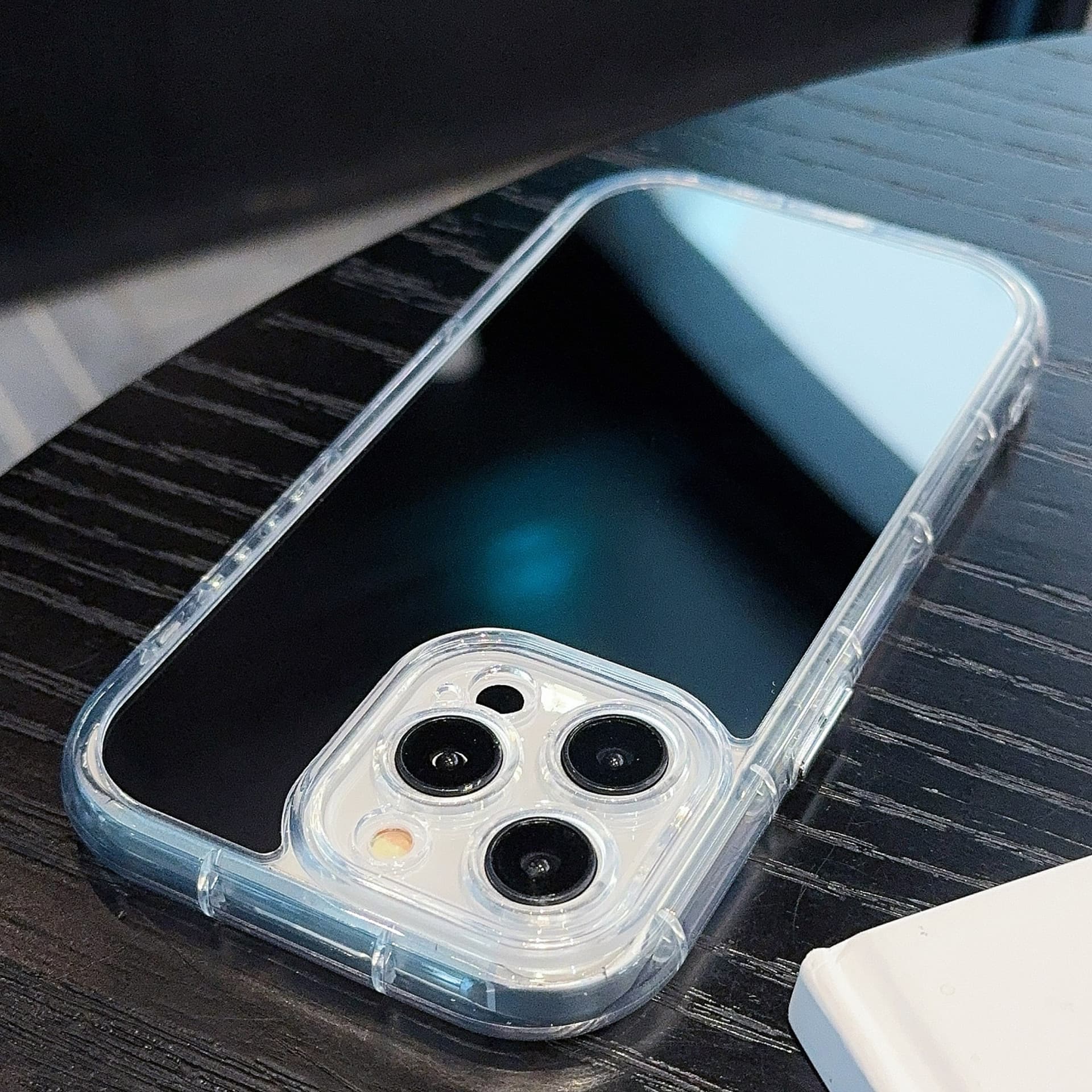 Suitable for Apple 16 Mirror Phone Case iPhone 16 Pro Max Simple 15 Mirror 14/13 Protective Case