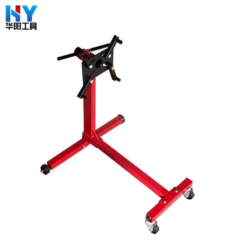 1000lb Car Engine Rotator Engine Stand Automotive Repair Equipment Vehicle Maintenance Tool Heavy Duty Lifting Frame