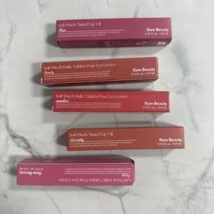 Rare Beauty Selena New Lip Gloss Oil Full Size 3ml Smooth Lipstick Soft Matte Mirror Hope