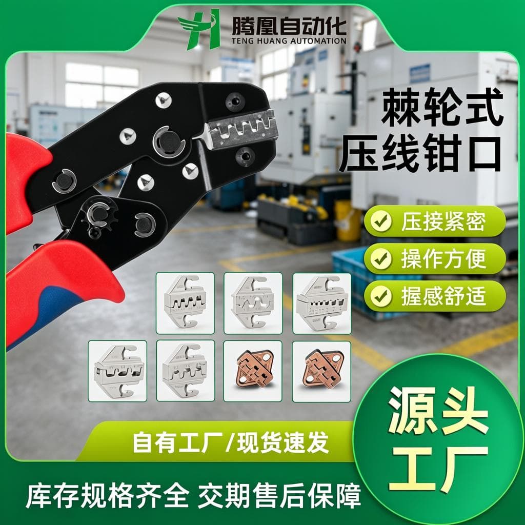 SN Series Ratchet Crimping Tool Jaw Die Head Module Terminal Crimper Accessory Jaw Head Installation Thickness 4mm
