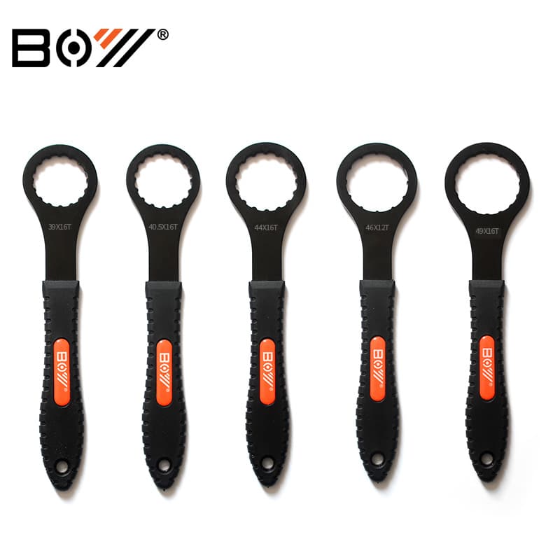 BOY Brand Bicycle Repair Tool, Mountain/Road Bike Bottom Bracket Multi-Size External Threaded Bottom Bracket Wrench