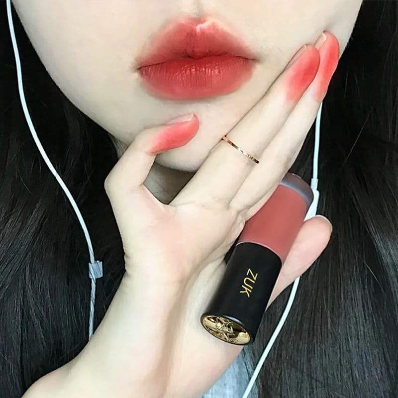 ZUK Pure Matte Velvet Lip Mud - Brightening Lip Lacquer, Non-Fade & Transfer-Resistant, Douyin/Kuaishou Drop Shipping