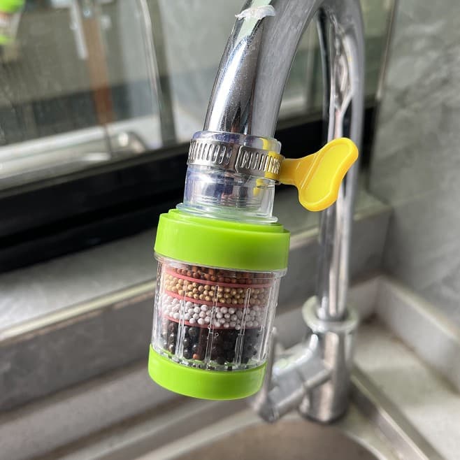 Detachable and washable six-layer household faucet filter, universal anti-splash shower head water saver, kitchen tap water filter.