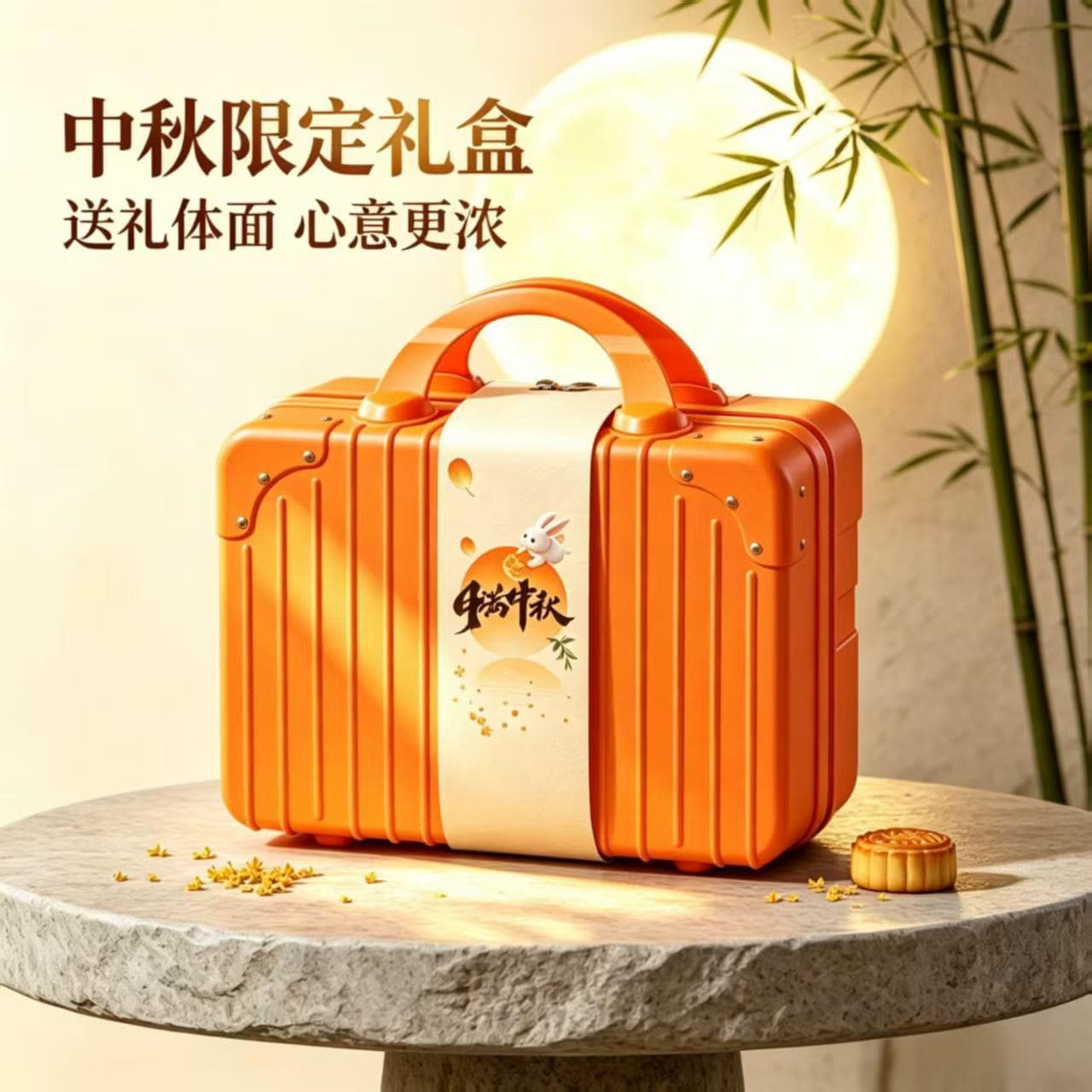 14-inch portable suitcase, company event gift box, cosmetic box, business employee anniversary practical gift box