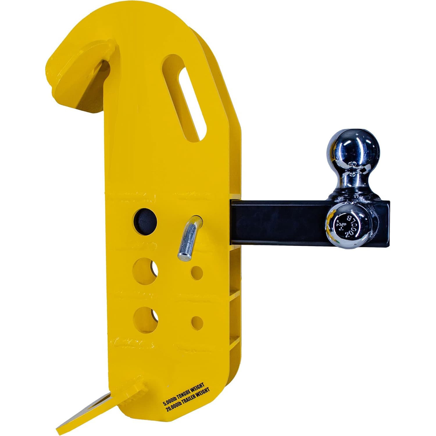 Slip Hook Attachment for 2-Inch Receiver, Compatible with Skid Steer Loaders and Tractors