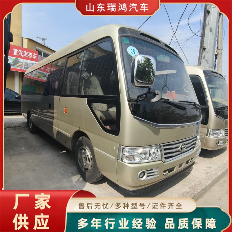 Overseas Supply Coaster Small/Medium Bus 19/23 Seater Comfortable Seats Corporate Tour Shuttle