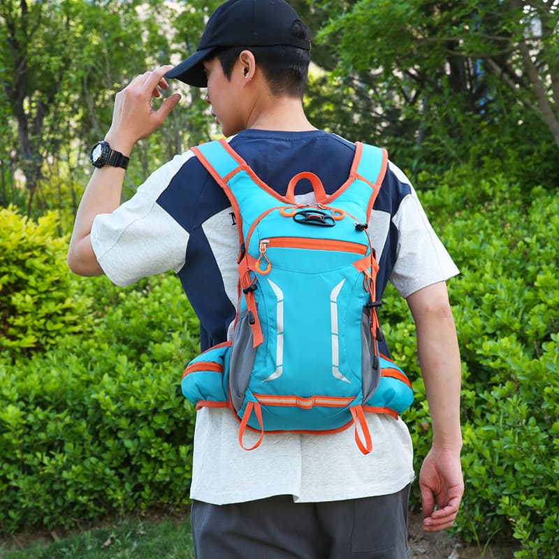 Outdoor Hiking Backpack Mountain Bike Cycling Backpack Water-resistant Breathable Sports Backpack Professional Mountaineering Shoulder Bag