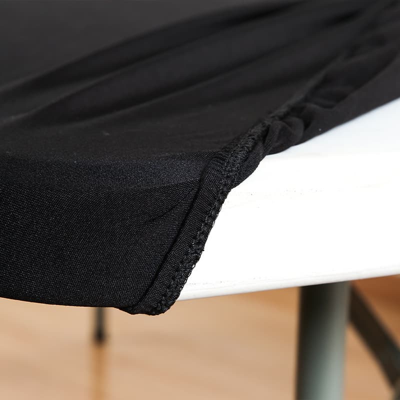 Cross-border TEMU/SHEIN Milk Silk Stretch Fitted Table Cover Hotel Wedding Banquet Picnic Polyester Table Cover Tablecloth