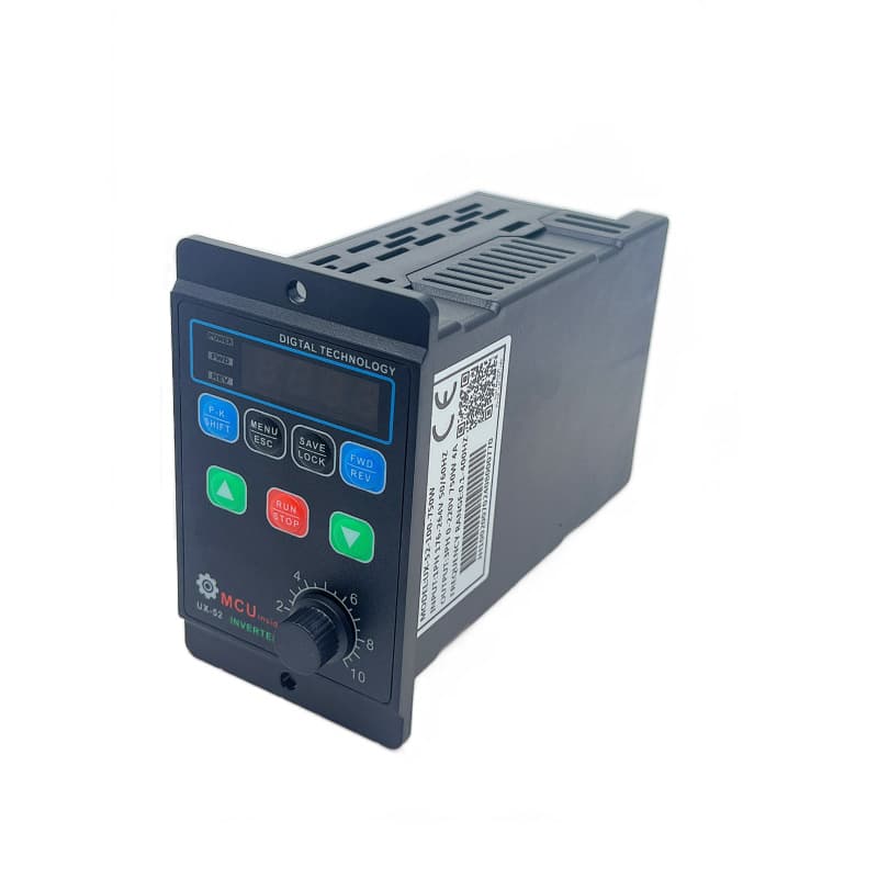 Single-Phase AC220V Simple Mini Three-Phase Inverter for Fan and Pump, Single-Input Three-Output with Remote Control UX Series