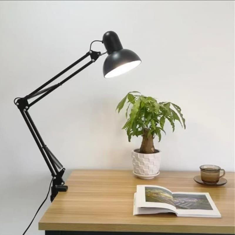 Desk Lamp Foldable Bedside Lamp LED Reading Light for Bedroom Study Nail Art Lighting Desktop LED Long Arm Lamp