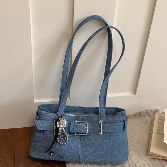 2026 New Retro Belt Lock High-Quality Underarm Bag Niche Retro Baguette Bag Trendy Single Shoulder Underarm Bag
