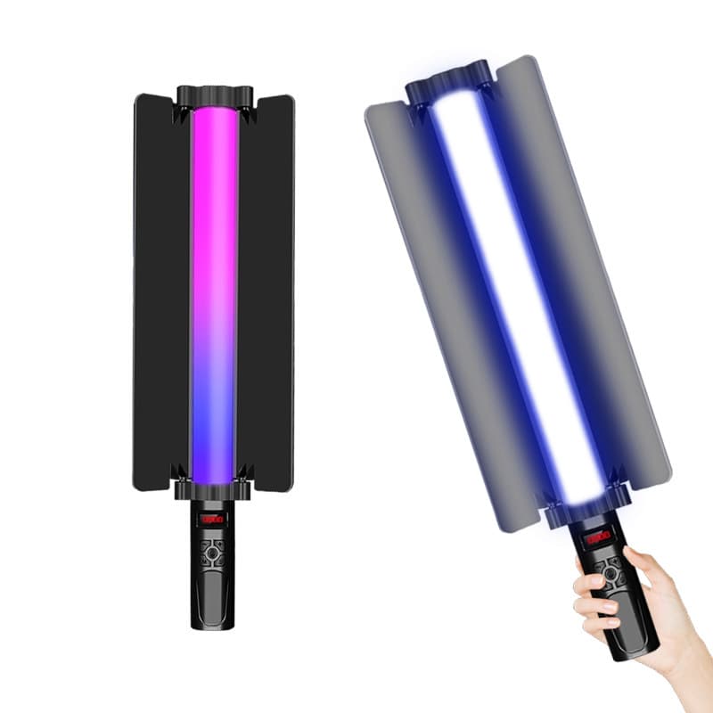 Mobile Live Streaming Photography Fill Light Stand Desktop Photo Three-Color Temperature Ambient Full-Color RGB Handheld Fill Light