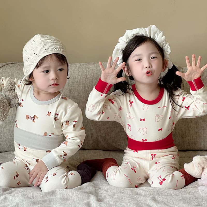 Baby Thermal Underwear Set Autumn Winter Pure Cotton Elastic Top and Bottom Separate Children's High-Waist Belly-Protecting Sleepwear Seamless