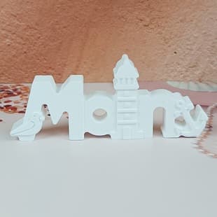 S1769 German Lighthouse Ornament Desktop Decorative Cement Plaster Mold DIY Silicone Mold