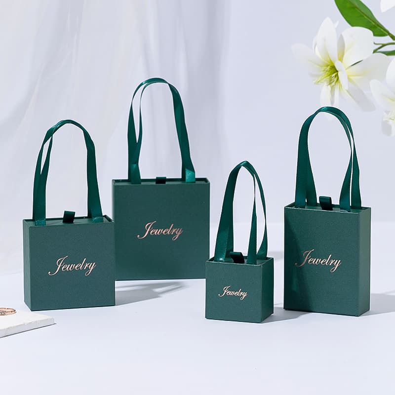 Wholesale Stock Handheld Gift Boxes, Minimalist Necklace Ring Earring Gift Box, Bracelet Jewelry Box