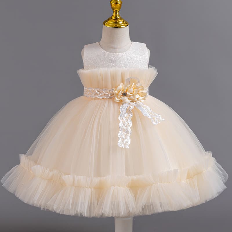Wholesale Girls Sequin Tulle Princess Dress Kindergarten Graduation Evening Gown Kids Dress