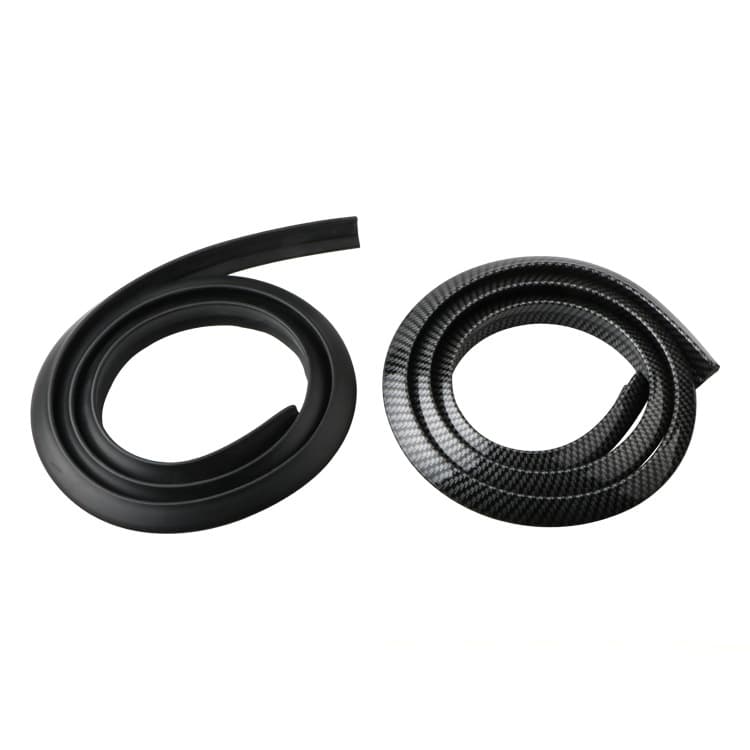 Car Carbon Fiber Triangle Wheel Arch Rubber Wheel Arch Decorative Protective Strip Universal Wheel Mudguard Anti-scratch Anti-rub Strip