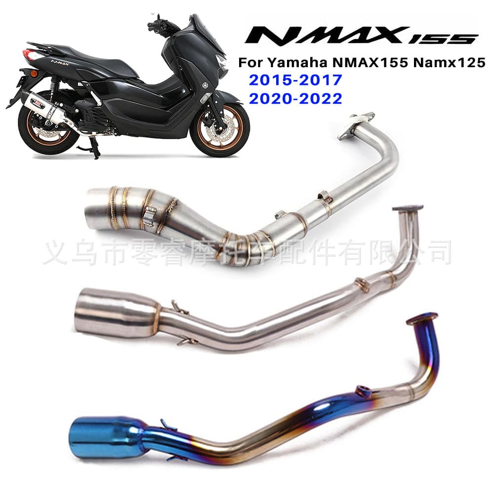 Stainless Steel Exhaust Pipe for Yamaha NMAX 125 155 15-17 20-22 Modification