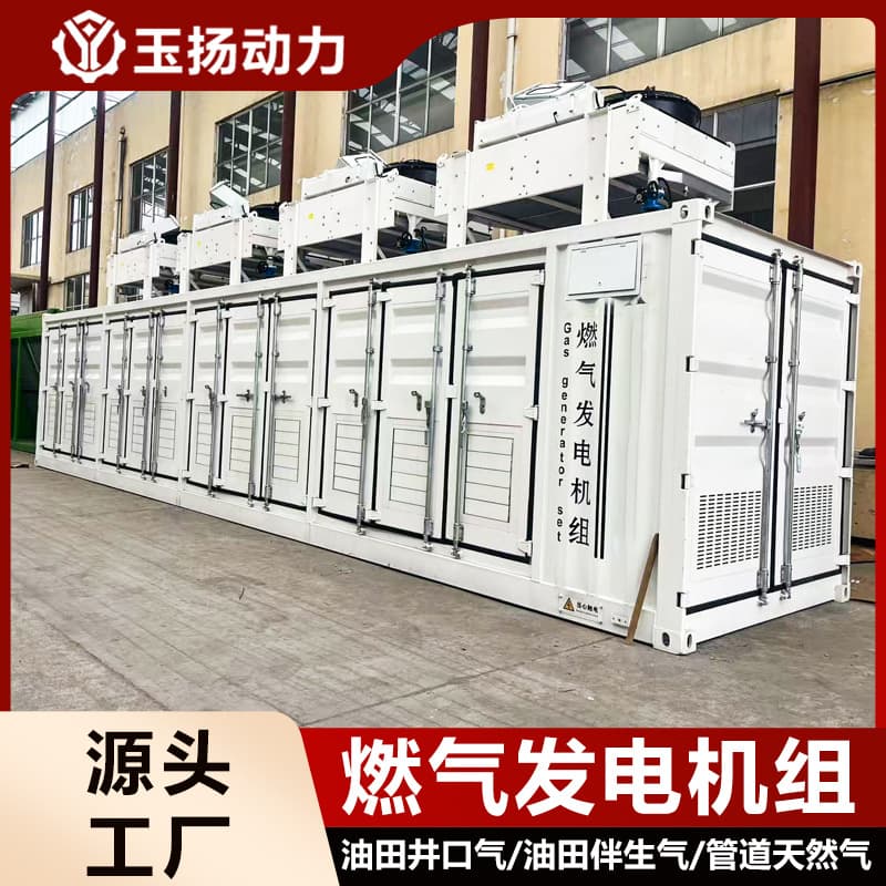 30-1000kw Gas Generator Set Pipeline Natural Gas Power Generation CNG LNG LPG Factory Power Supply