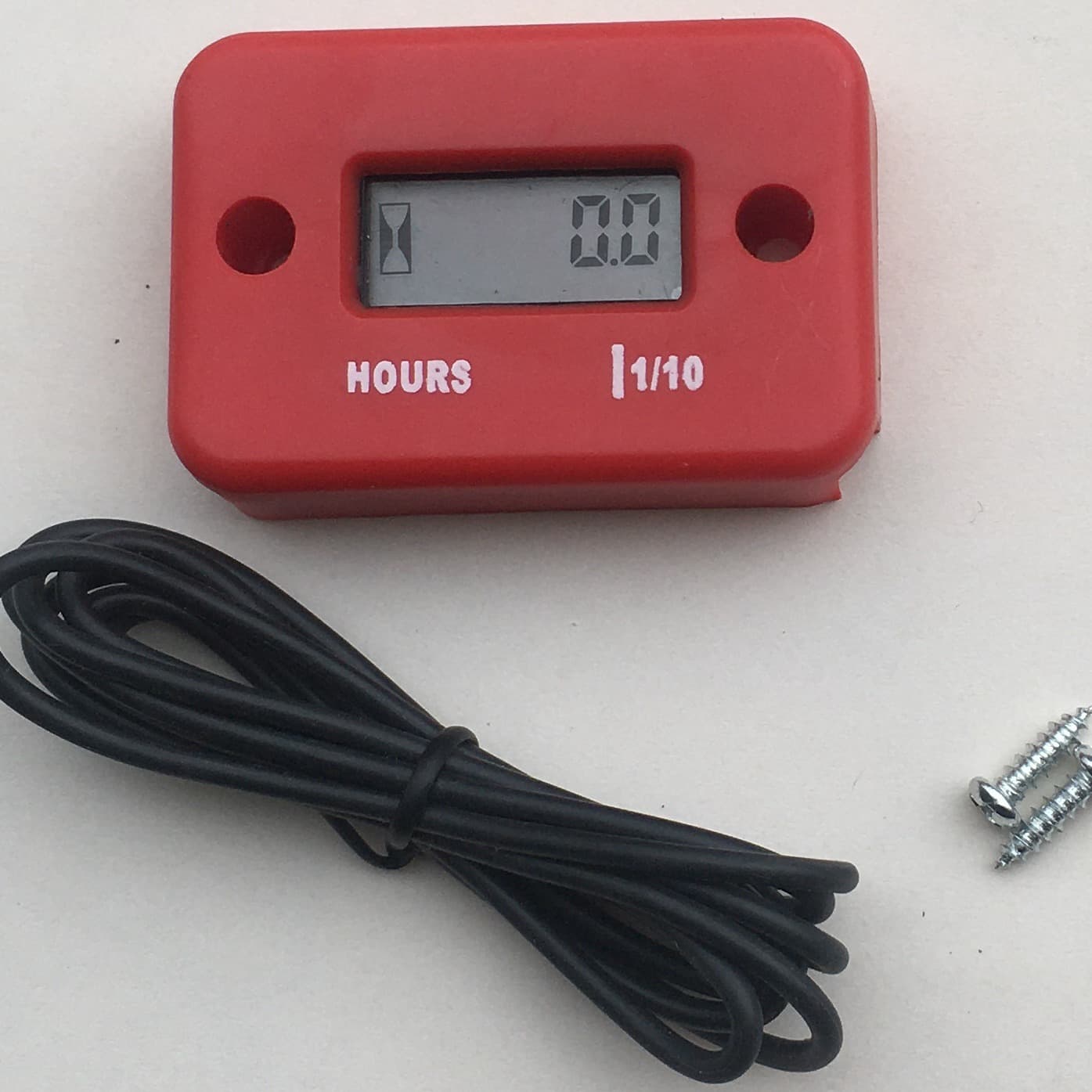 Waterproof Inductive Hour Meter Motorcycle Tachometer, Off-Road Vehicle ATV Maintenance Timer