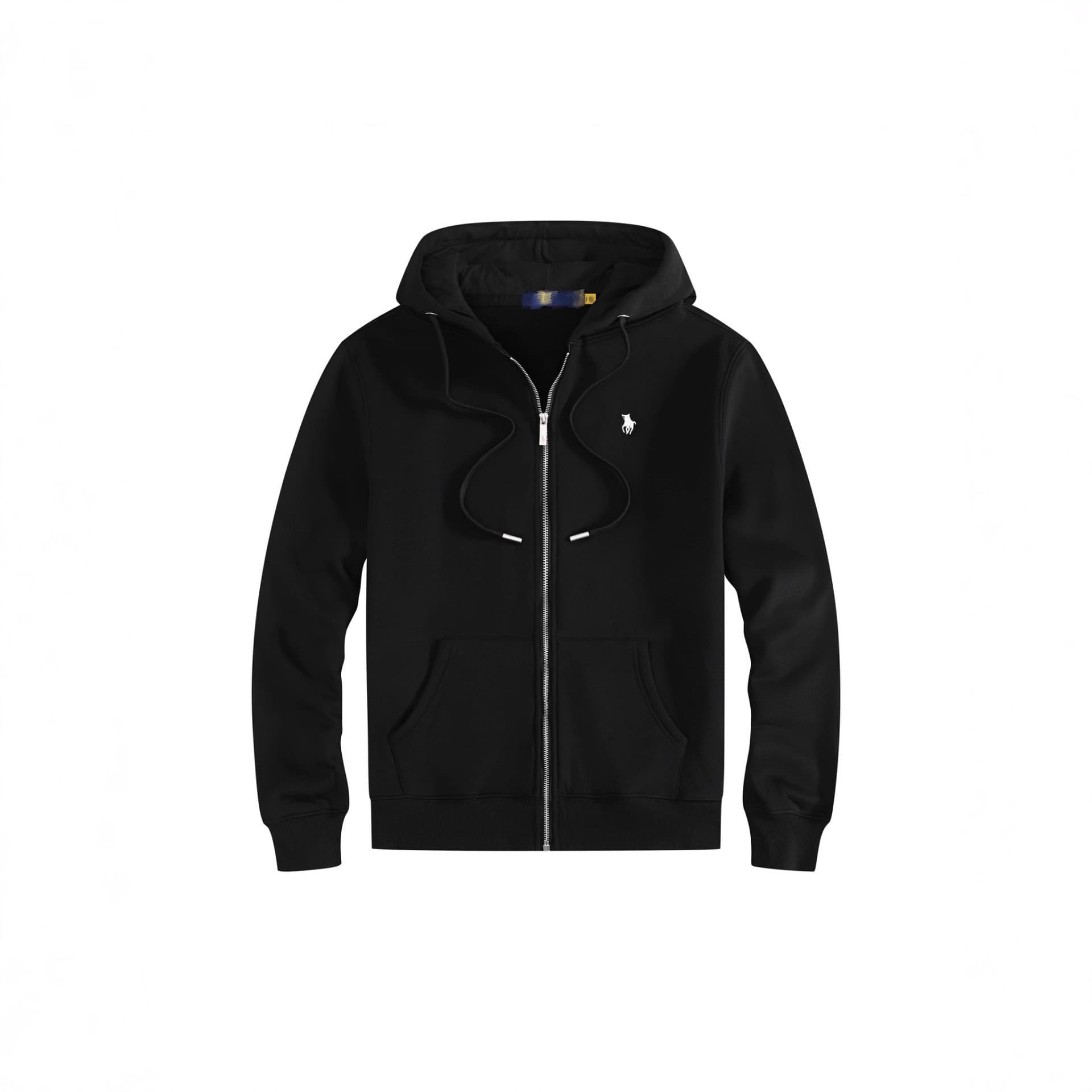 Cross-Border Embroidered Thick Spring/Autumn Polo Casual Set Couple Pony Logo Cardigan Thick Rope Hoodie RL Outerwear
