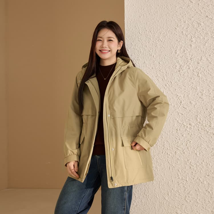 [Cold-Proof Warm Quilted Jacket] Xianlixiu Plus-Size Women's Versatile Hooded Cotton Coat, Plus-Size 2025 Winter New Style