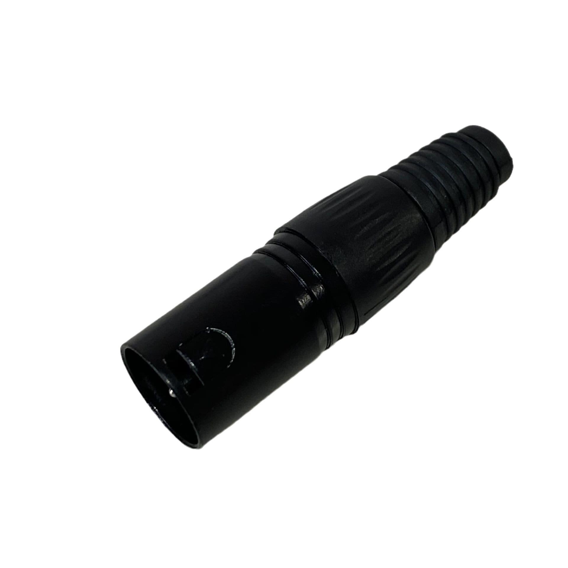 3-Pin XLR Male Connector Silver, Mixer Plug, Black XLR Male Connector for Microphone