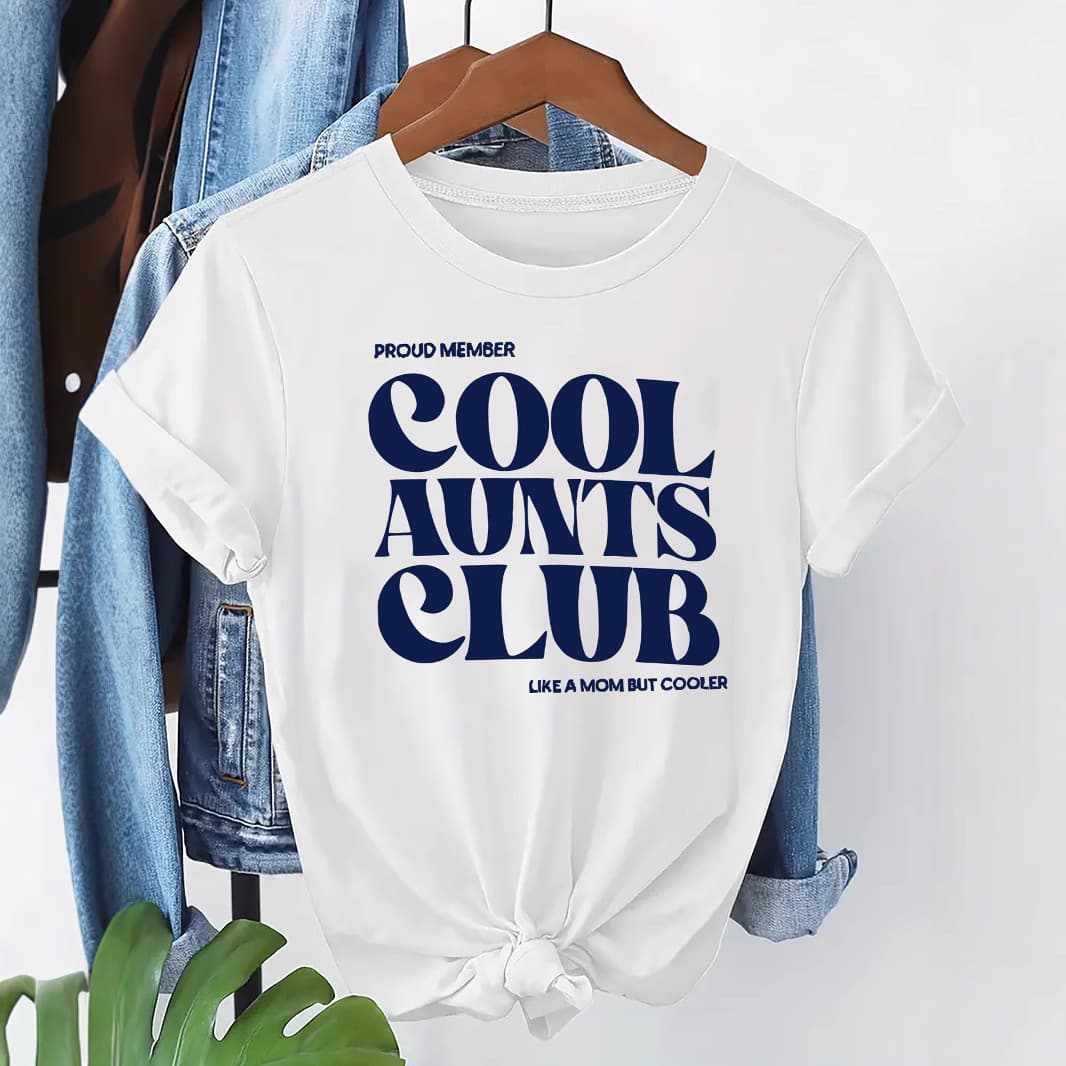 Proud Member Letter Printed T-Shirt Women's European and American Cross-Border Top Round Neck Short Sleeve