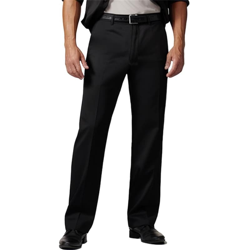 Men's classic regular fit formal fashion solid color simple casual straight suit pants