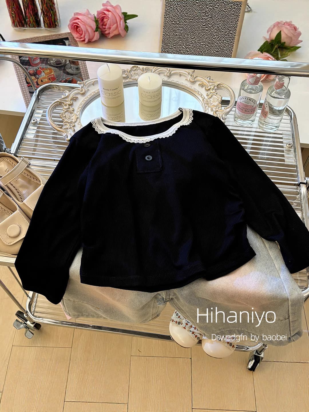 New style girls' close-fitting bottoming shirt, fashionable and versatile, long-sleeved inner wear, parent-child and mother's top, baby's autumn clothing list