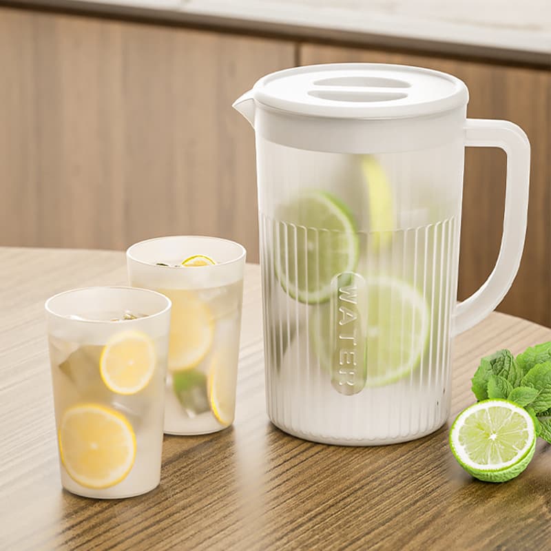 Japanese Refrigerator Cold Water Pitcher, Home Use Large Capacity Heat-Resistant Water Storage, Summer Beverage Container, Cold Brew Pot
