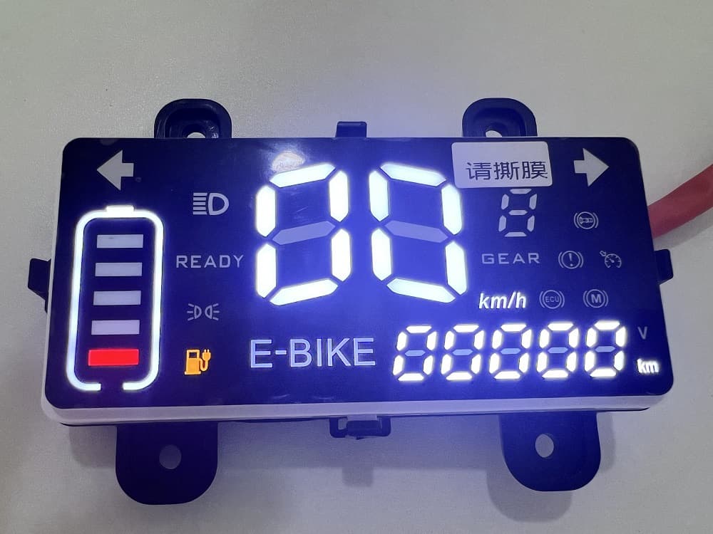 48V60V72V Electric Vehicle Instrument Factory Direct Digital Display High Definition Electric Vehicle Instrument Battery Car