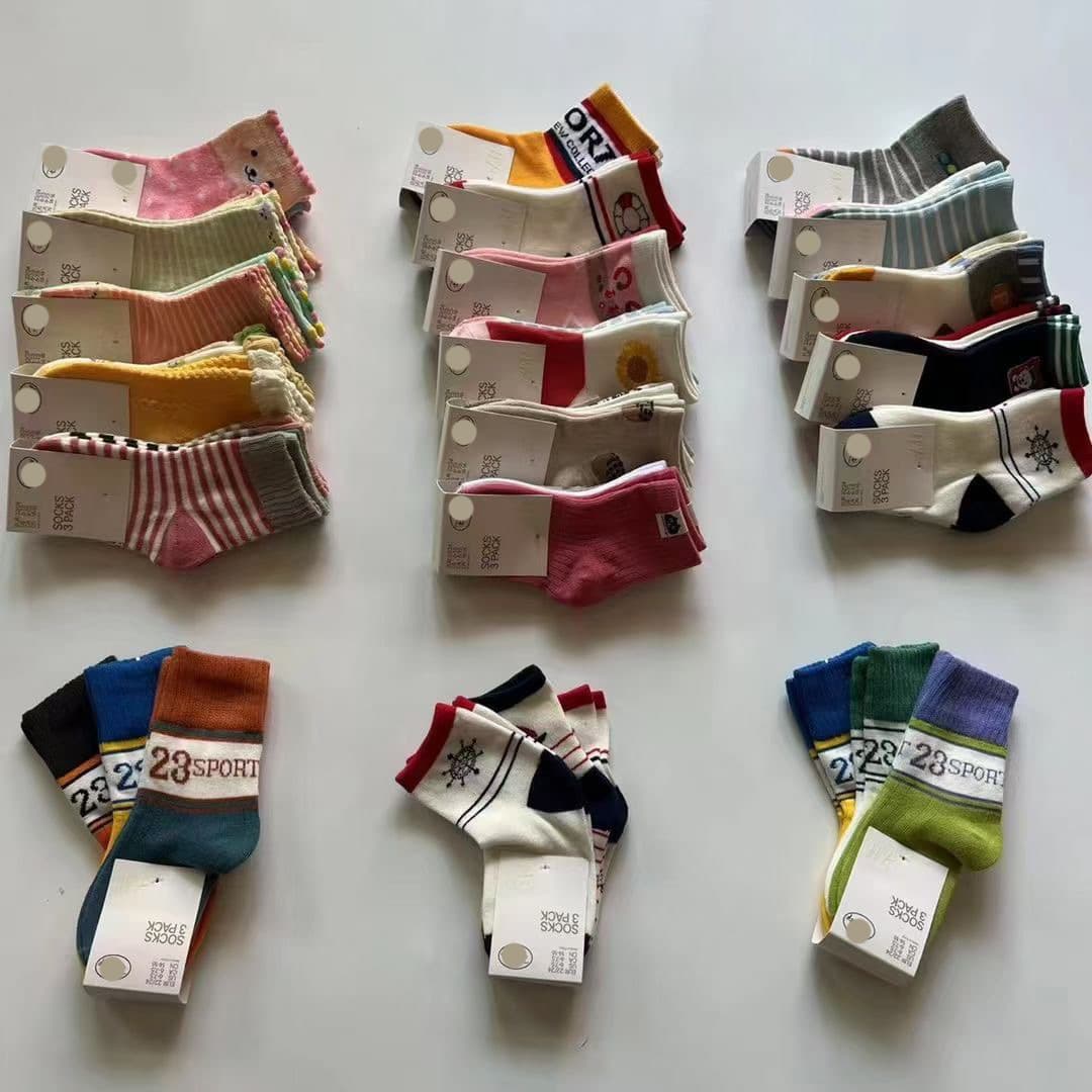 H Original Authentic Children's Mid-Calf Socks Spring Autumn Boys Girls Socks orginal toddler socks