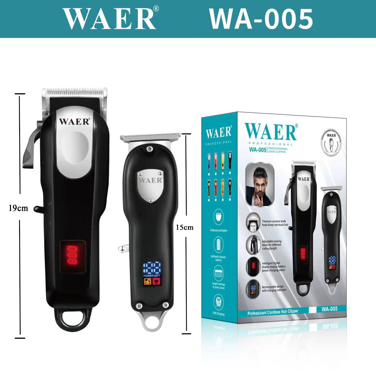 Waer Popular Universal Adjustable Hair Clipper Electric Clipper Hair Salon Special Hair Clipper Hair Styling Electric Clipper