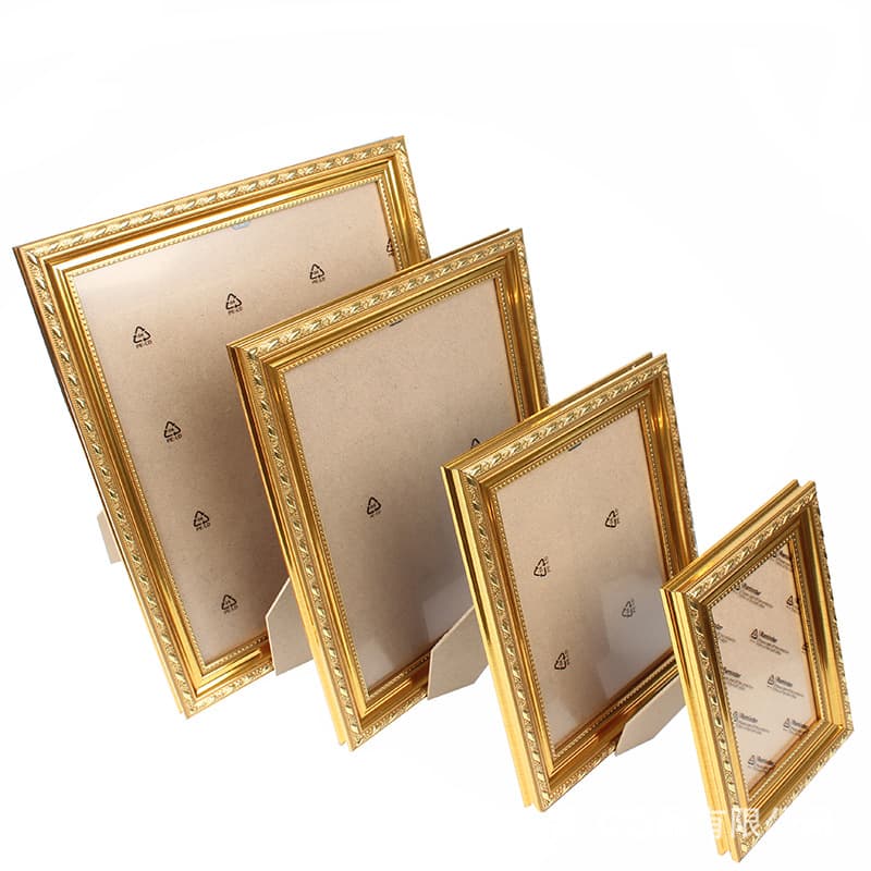 Factory Custom American Gold Picture Frame for Business License Frame, Honor Plaque, Good News Frame, Wholesale Picture Frame