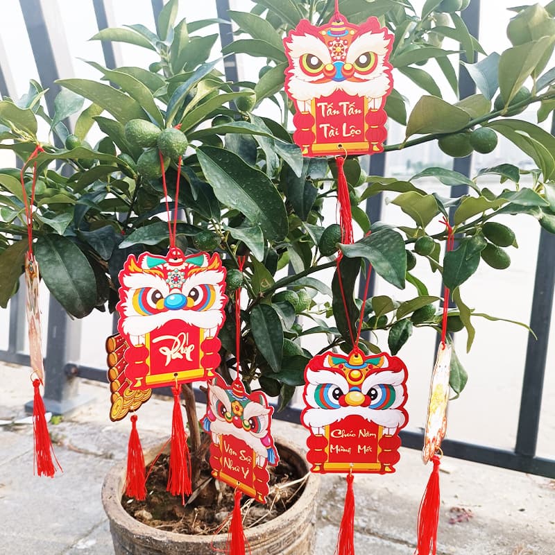 Flower Season Manufacturer Vietnamese Fashion Cartoon Cute Creative Personalized Silver Willow and Money Tree Pendant Decor Wholesale