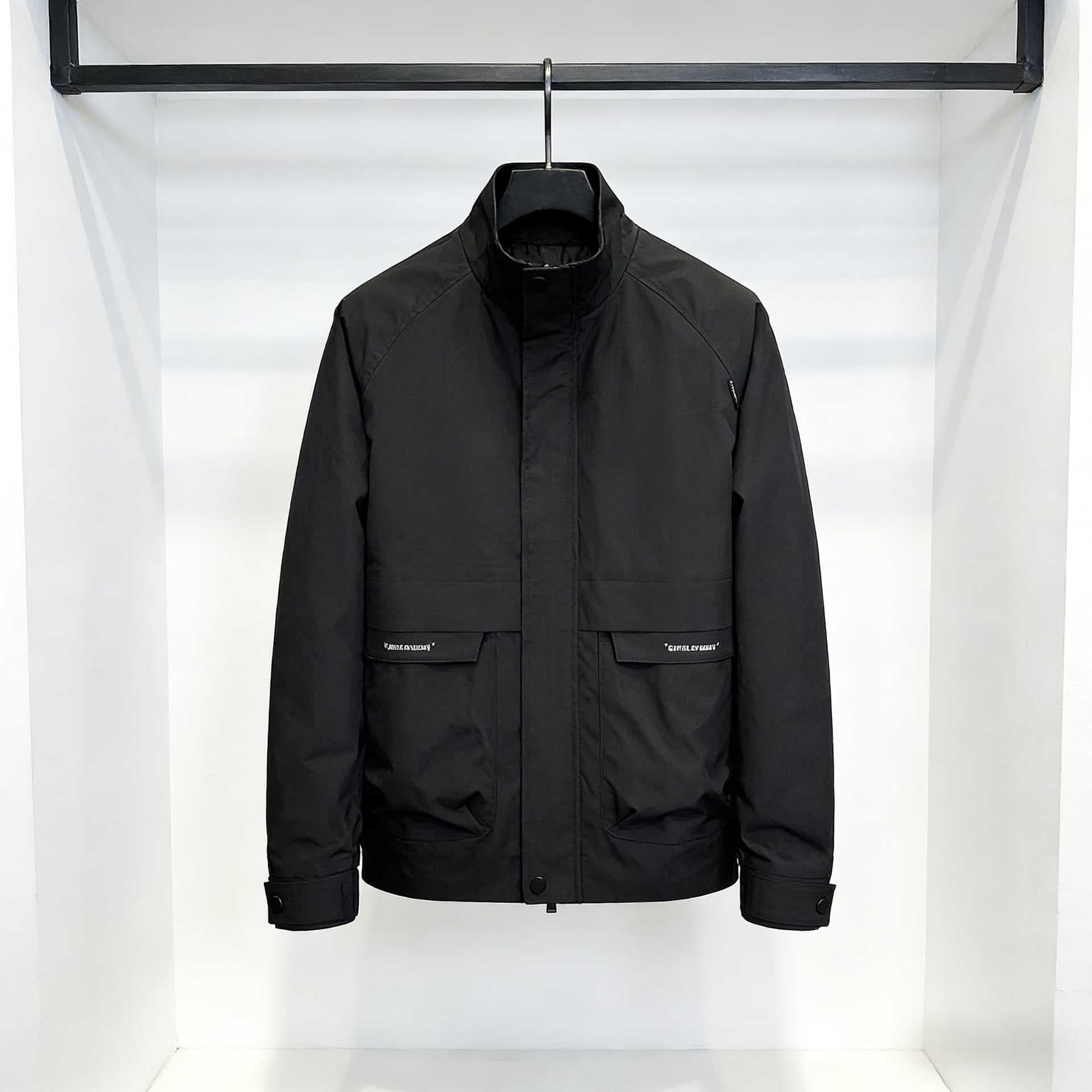 New Men's Stand Collar Jacket, Autumn/Winter New Thickened Warm Casual Work Jacket, Men's Fashion Trend