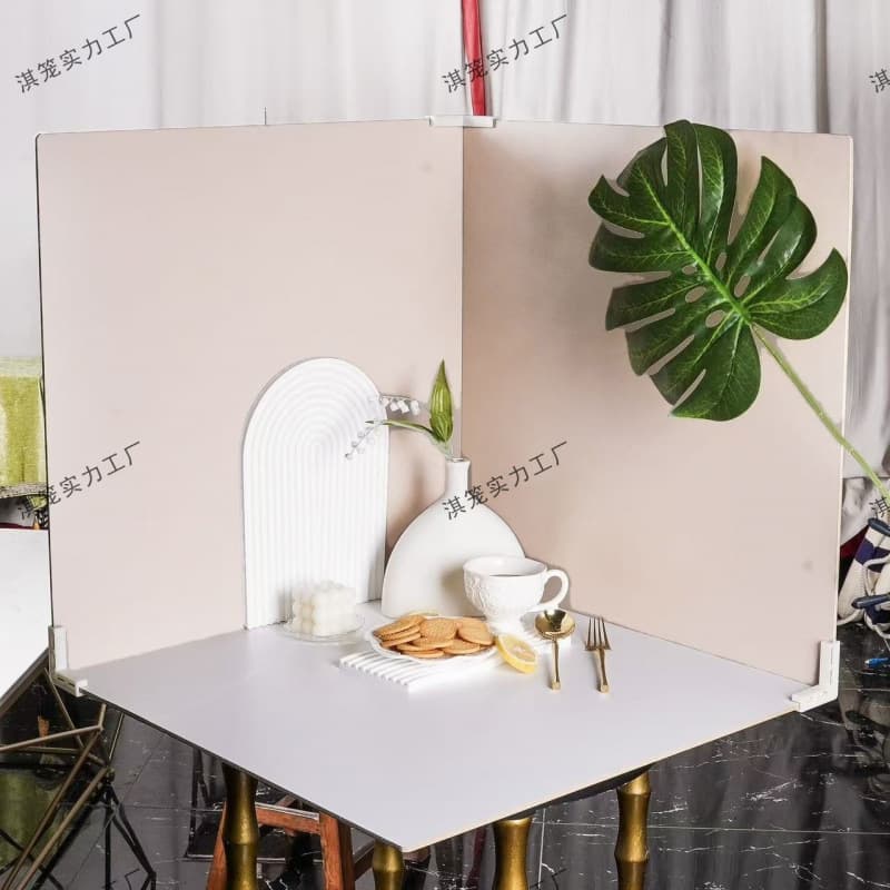 Photo Background Board for Cosmetics, Still Life, Cake, Food Photography Props, Live Streaming Desktop Background Board