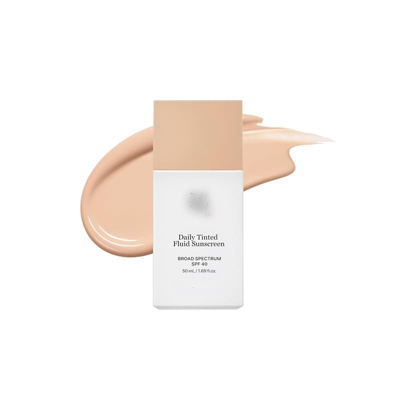 Daily Tinted Fluid Sunscreen 50ml Spf Facial Protective Lotion