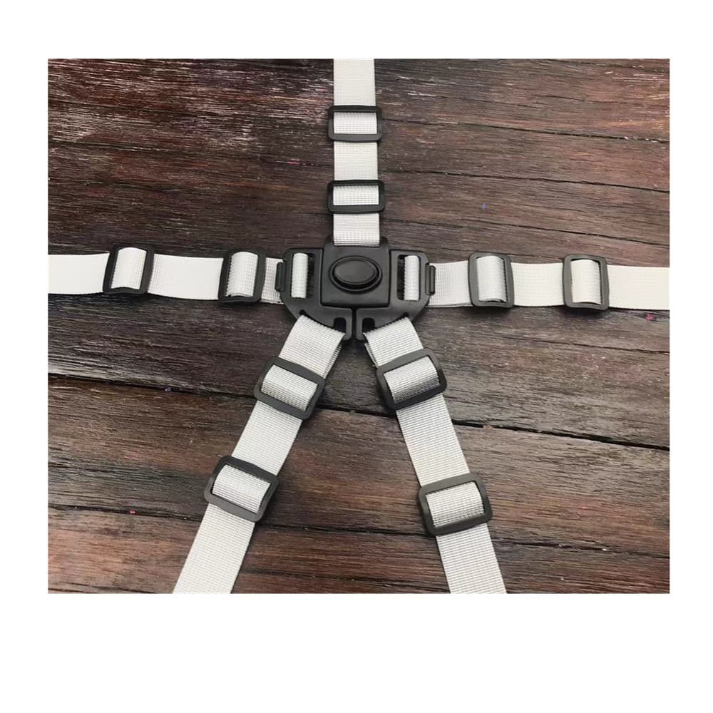5-Point Baby Safety Harness, Highchair and Strap for Child Strollers, Five-Point Safety Belt Tie-Down