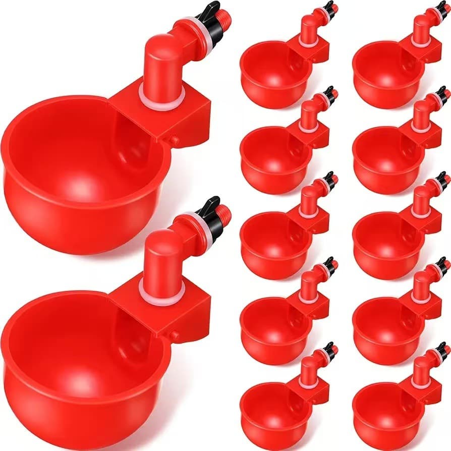 Chicken Water Bowl Poultry Automatic Drinking Bowl Chicken Drinking Cup Automatic Chicken Waterer Chicken Drinker Cross-Border
