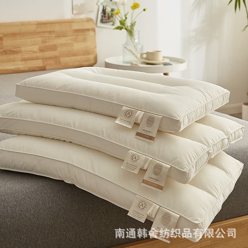 Direct from Source Factory Wholesale Class A All-Cotton Silk Pillow Core, Adult Sleep Specialty, Drop Shipping Available