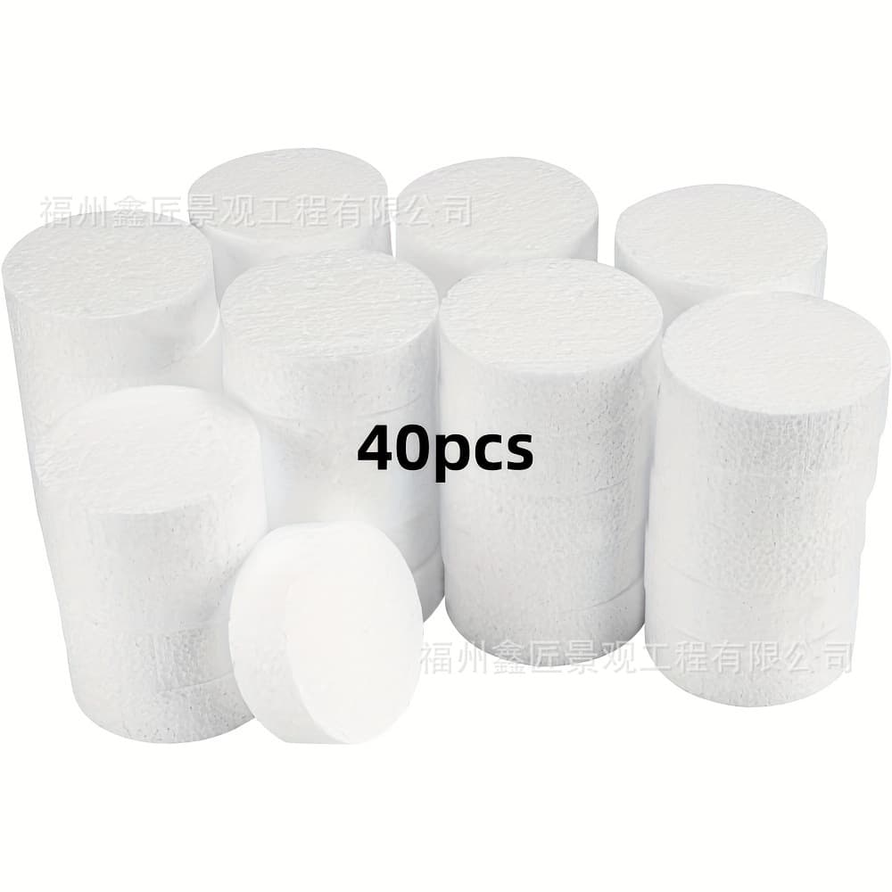 Amazon TEMU cross-border round foam blocks/cakes, EPS high-density foam cubes, sizes customizable.
