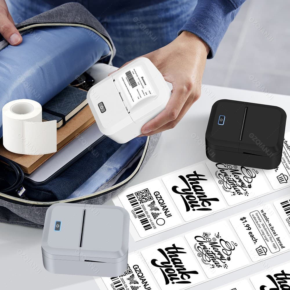 Cross-border Trade Edition YINXIAOQIAN X2 Home Thermal Sticker Handheld Portable Bluetooth Mini Label Printer